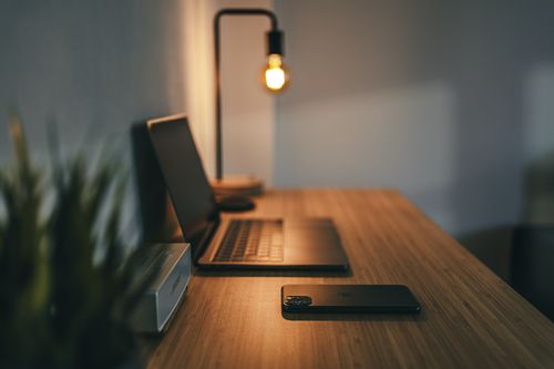 Arbeitsplatz zur Einkommensplanung